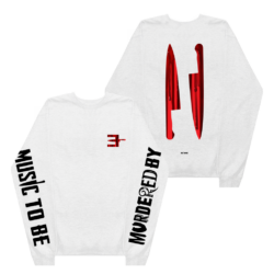 EMINEM - MTBMB BLOODY LONGSLEEVE (WHITE)