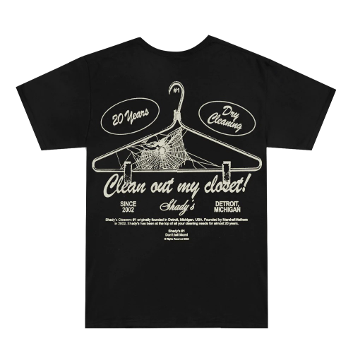 SHADY CLEANERS T-SHIRT (BLACK)