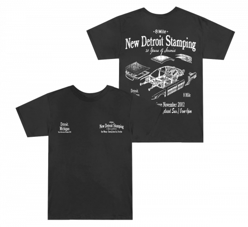 8 MILE NEW DETROIT STAMPING T-SHIRT