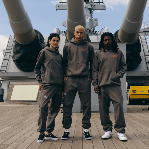 KAMIKAZE X STANDARD ISSUE SWEATPANTS AND HOODIE (BUNGEE CORD)