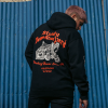 SHADY DEMOLITION BARBED WIRE HOODIE (BLACK)