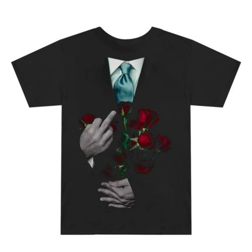 TDOSS MIDDLE FINGER ROSES T-SHIRT